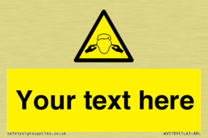 Custom Noise Hazard Sign